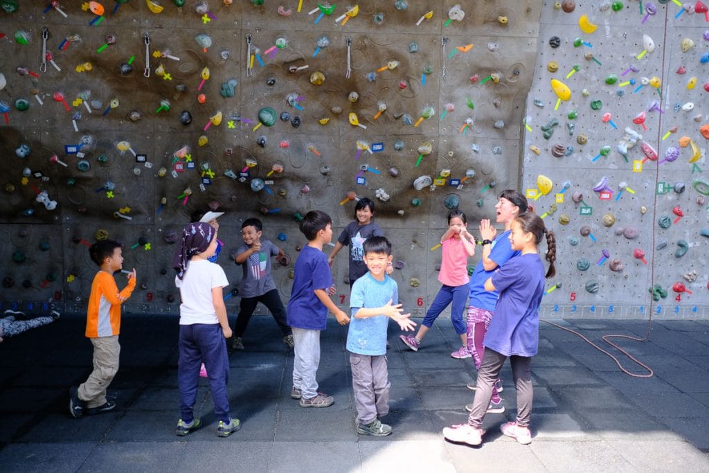 Spring Camp 2019 ~ A week of adventure! 10 Climbing games