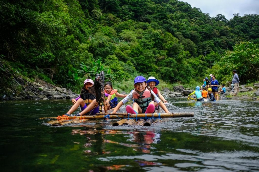 Experiential Learning Journeys 4 Imagine Taiwan Summer Camp 2019 Raft building 1